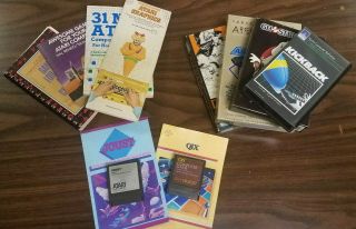Atari 400 / 800 Book (4) & Software (6) Bundle