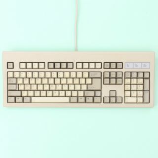 Vintage Ibm Pc / At Computer Keyboard (beige) [sk - 2000rew]