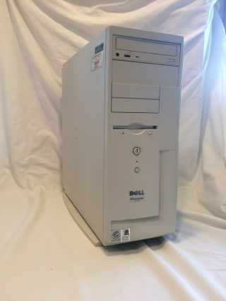Vintage Dell Dimension 4100 Windows 2000 Pentium Iii 866mhz 128mb Ram No Hdd
