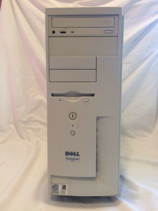 Vintage Dell Dimension 4100 Windows 2000 Pentium III 866MHz 128MB ram NO HDD 2