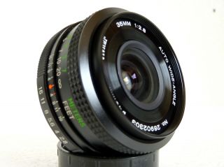 Vivitar 35mm F/2.  8 Auto Wide Angle Lens For M42 Pentax Screw Mount,