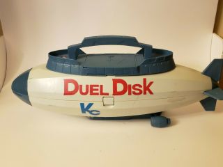 Vintage 1996 Yu - Gi - Oh Duel Disk Kaiba Starship Blimp Storage Carrying Case
