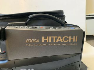 Vintage Camcorder Camera 8300A Hitachi Video VHS x32 Digital Zoom,  D.  S.  P.  III 4