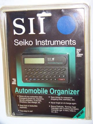 Vintage Seiko Instruments Automobile Organizer Calculator/metric Converter