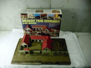 Vintage Mpc Breakout From Normandy D - Day Invasion Diorama & Box Only