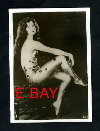 Vintage Melva Cornell Fashion 1929 French Press Photo " Lovely Star "