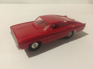 Vintage Red Hot " 426 Hemi " Dodge Charger Eldon 1/32 Scale Slot Car