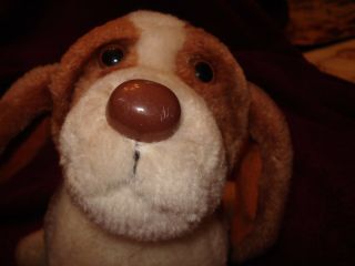 Vintage Russ Berrie Co Livingston Hound Dog Plush Stuffed Animal 7 "