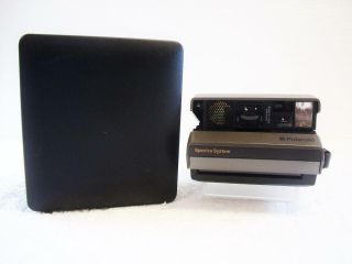 Film Vintage Polaroid Spectra System Instant Film Camera W/ Flash & Case