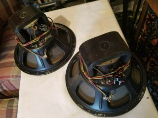 Pair Jensen F12n Field Coil Speakers 8 Ohm 5k 250k 5