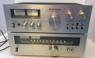 Kenwood Ka - 5700 Amplifier & Kenwood Kt - 5500 Stereo Tuner