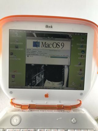 Apple Ibook Clamshell G3 Mac Os 9.  2 300mhz - 128mb 6gb