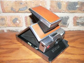 Polaroid Sx - 70 Folding Land Camera For Parts/repair (oxidized Battery Contacts)
