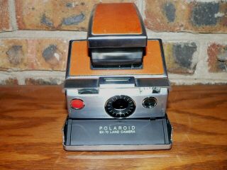 Polaroid SX - 70 Folding Land Camera for Parts/Repair (Oxidized Battery Contacts) 2