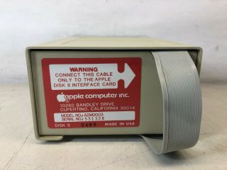 Vintage Apple Disk II Floppy Drive A2M0003 5.  25 