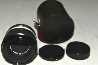 Vintage Nikon Micro - Nikkor - Pc Auto 1:3.  5 F=55mm With Case