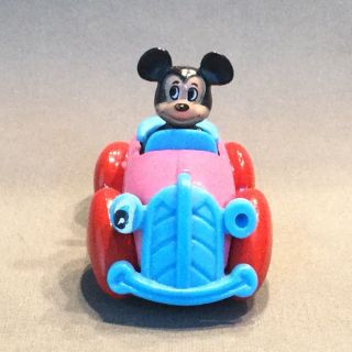 Vintage Walt Disney Production Mickey Mouse Diecast Car 55 - 56 Tomica Japan