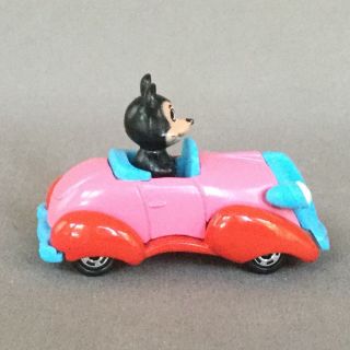 Vintage Walt Disney Production Mickey Mouse DieCast Car 55 - 56 Tomica Japan 2