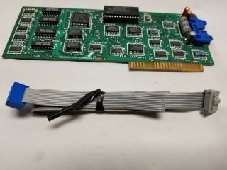 APPLE II IIE IIGS Ufonic speech synthesizer card with cable 2