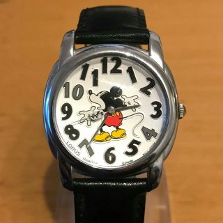Mickey Mouse Lorus Walt Disney Vintage Analogue Quartz Watch Battery