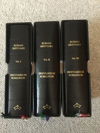 Roman Breviary In English And Latin (3 Volume Set),