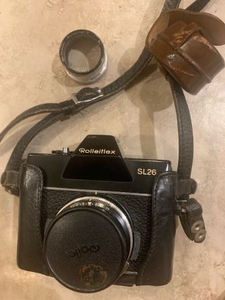 Vintage Rolleiflex Sl26 Camera With Zeiss Lens