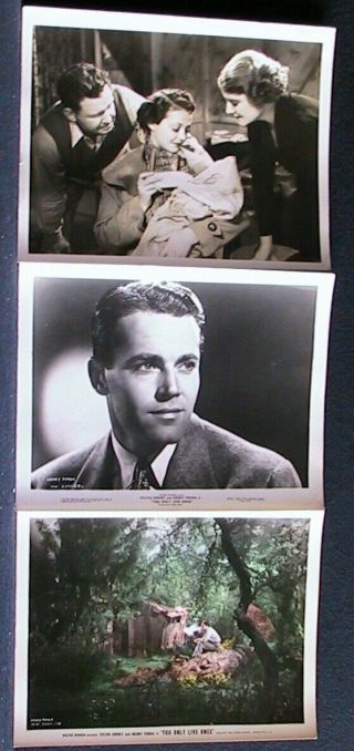 Vintage 4 Pic.  Lot;henry Fonda:you Only Live Once,  1937,  Ua,  Sylvia Sydney