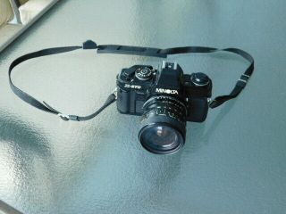Vintage Japanese Made Minolta X - 570 Slr 35mm Film Camera & Lens