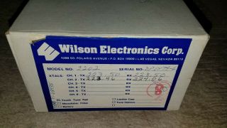 Vintage Wilson Electronics Handheld Radio Telephone T - 2202