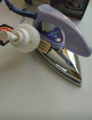 Vtg GE Purple Sewing Iron F 87 Sew Press Featherweight Quilters Lavender 2