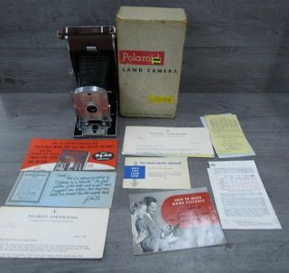 Vintage Polaroid Speedliner Land Camera 95a Box