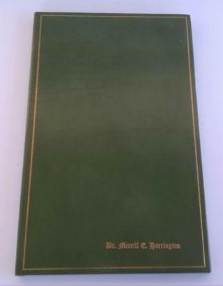 Vintage Tall Green Faux Leather Notebook With Paper Pad 1960 