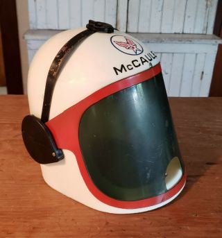 Vintage 60s Atomic Rocket Astronaut Mccauley Space Helmet Mid Century Toy