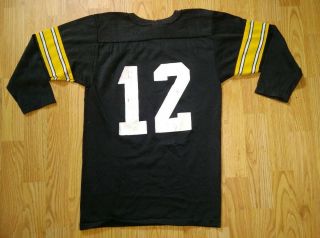 Vintage Pittsburgh Steelers Rawlings Bradshaw 12 NFL Jersey 70s Youth L (14 - 16) 3