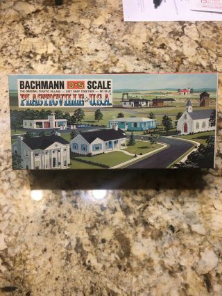 Vintage Bachmann Plasticville Church 1818:150 O & S Scale