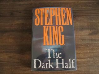 Stephen King Hand Signed The Dark Half 1st Edition & Print