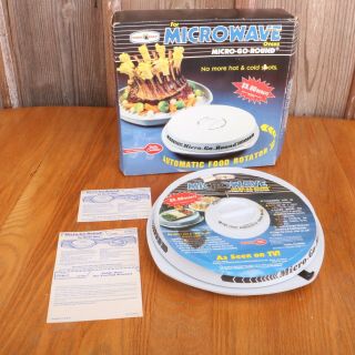 Vintage Nordic Ware Micro - Go - Round Wind Up Microwave Turntable