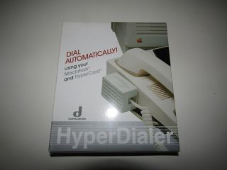 Hyperdialer By Datadesk - Rare Nos Vtg - For Macintosh Apple Hypercard