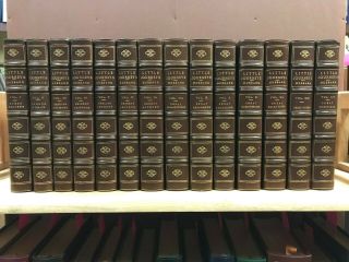 Little Journeys To The Homes Of Great Hubbard Complete 14 Vol.  Set Leather 1916