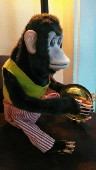 VINTAGE CK JOLLY CHIMP CYMBAL CLAPPING MONKEY / BATTERY OPERATED / JAPAN 4