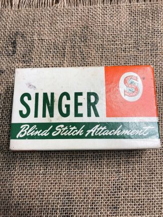 Singer Sewing Machine Blind Stitch Attachment 160616 Vintage 170