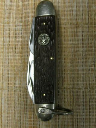 Vintage Ulster (offical Boy Scout) Est.  1970`s 4 Bladed Camp Utility Pocket Knife