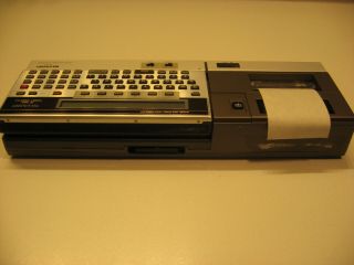 Vintage Sharp PC - 1500A Pocket Computer,  Box,  W/ Additional 16K RAM Mod 4