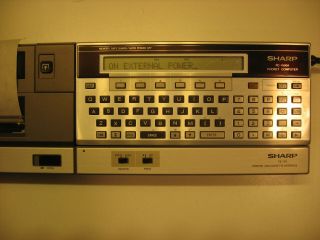 Vintage Sharp PC - 1500A Pocket Computer,  Box,  W/ Additional 16K RAM Mod 8