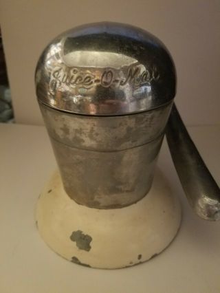 Tilt Top Rival Juice - O - Mat Juicer Vintage Art Deco 1940’s - 1950 