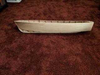 VINTAGE Sterling Wood Boat Kit B - 11M 63 ' Motor Yacht - ASSEMBLED HULL ONLY 2