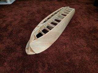 VINTAGE Sterling Wood Boat Kit B - 11M 63 ' Motor Yacht - ASSEMBLED HULL ONLY 5