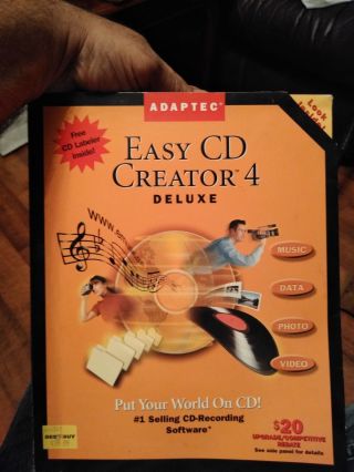 Adaptec Easy Cd Creator 4 Deluxe Pc Software Complete