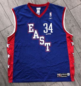 Vintage Men’s Reebok Paul Pierce 2004 East All Star Game Jersey Size 2xl Blue