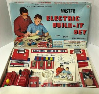 Vintage Master Electric Build - It Set Electrical Project Kit Game Co.  Model 810